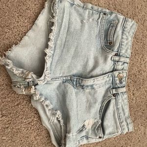 Shortie Denim Shorts